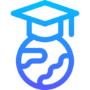 world,mortarboard,education,earth grid,elearning,global learning,global education,digital learning